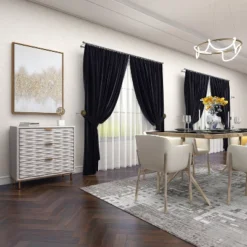 Contemporary Carved Woven Pattern 3 Drawer Wood Cabinet White - Olivia & May -Olivia & May GUEST af95614c a995 4f94 8097 e00b2b6f29ed