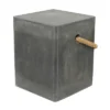 Contemporary Outdoor Accent Table - Gray - Olivia & May -Olivia & May GUEST b03bb02e ca40 4412 a94e 307bd817c091