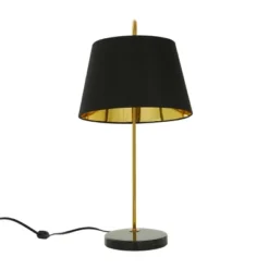 Modern Metal Table Lamp Black - Olivia & May -Olivia & May GUEST b1b5a13e e8a8 457d 8afa 287786e3abf9