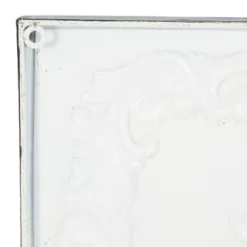 Metal Fleur De Lis Embossed Wall Decor Set Of 4 Brass - Olivia & May -Olivia & May GUEST b1bf2129 31f5 4bc0 855b 955337c7f29d