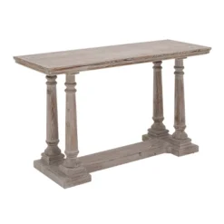 Wood Console Table Light Brown - Olivia & May -Olivia & May GUEST b2f0f736 7424 4bbd 880e ffab0445803a