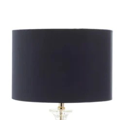 Crystal Table Lamp With Drum Shade Gold - Olivia & May -Olivia & May GUEST b3c290eb e5c4 4bf5 8860 0b3917707c81