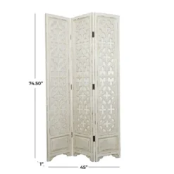 Country Cottage Wood Room Divider Screen White - Olivia & May 10 Country Cottage Wood Room Divider Screen White - Olivia & May -Olivia & May GUEST b42c51df e8f4 4c10 8525 7acf10b6649c