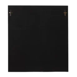 Glam Wood Geometric Wall Mirror Silver - Olivia & May -Olivia & May GUEST b42dc35d 4338 41d7 a042 fefa8a4c614a