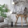 2-Light 73" X 16" Marble Orb Floor Lamp With Marble Base - Olivia & May -Olivia & May GUEST b49a68f4 ea7c 4ce5 b19a f2b51438e837