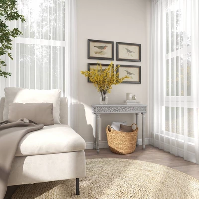 Farmhouse Mango Wood Console Table - Olivia & May 14 Farmhouse Mango Wood Console Table - Olivia & May - Image 12