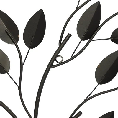 Traditional Metal Nature Wall Decor Brown - Olivia & May 6 Traditional Metal Nature Wall Decor Brown - Olivia & May - Image 4
