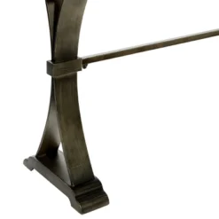 Industrial Wood Console Table Brown - Olivia & May -Olivia & May GUEST b5754a30 2365 42f2 8ab2 99735bbbaaca