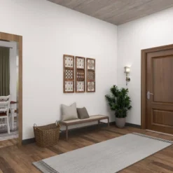 Wood Geometric Intricately Carved Wall Decor With Bells Set Of 3 Brown - Olivia & May -Olivia & May GUEST b65b2822 a78c 4edf a4cf fbe067317def