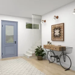 Farmhouse Metal Console Table Red - Olivia & May -Olivia & May GUEST b67a0d79 d143 4a87 adc6 572d38e4615a