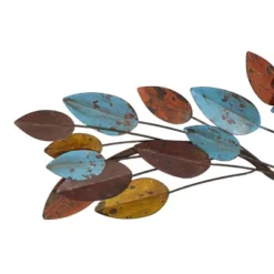 Metal Leaf Wall Decor Multi Colored - Olivia & May -Olivia & May GUEST b6c40708 293c 4335 9ba9 33afb5edb5bb
