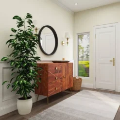 Modern Metal Buffet Brown - Olivia & May -Olivia & May GUEST b72d6067 fa31 4f90 86d1 82482c997500