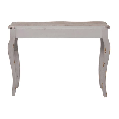 Farmhouse Vintage Console Table White - Olivia & May 8 Farmhouse Vintage Console Table White - Olivia & May - Image 6