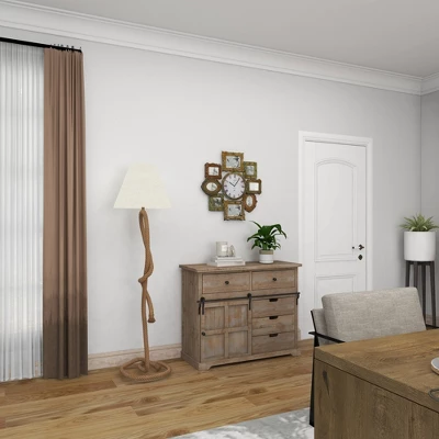 Metal 8 Photo Openings Wall Clock Green - Olivia & May 8 Metal 8 Photo Openings Wall Clock Green - Olivia & May - Image 6