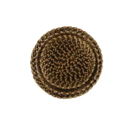 Set Of 3 Round Modern Metal Basket Gold - Olivia & May -Olivia & May GUEST b7c77a75 6995 4bb5 99a4 d5cb42104337