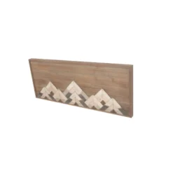 Wood Geometric Mountain Wall Decor Brown - Olivia & May 10 Wood Geometric Mountain Wall Decor Brown - Olivia & May -Olivia & May GUEST b7f303c2 7b51 4d79 83e6 37c03b4b748d