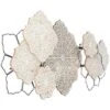 Wood Floral Wall Decor With Metal Wire Brown - Olivia & May -Olivia & May GUEST b837aaa7 f989 4713 be26 260a4b50f808