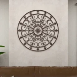 Metal Fleur De Lis Scrollwork And Wall Decor Black - Olivia & May 28 Metal Fleur De Lis Scrollwork And Wall Decor Black - Olivia & May -Olivia & May GUEST b8b23b3a d5c3 418e 8764 c8e115d311db