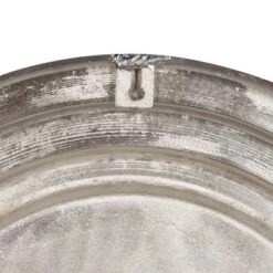 24" X 24" Round Aluminum Layered Rim Wall Clock - Olivia & May -Olivia & May GUEST b8f28531 c4fb 41bd b99b 5defca8196ee