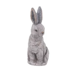 20" X 11" Magnesium Oxide Country Rabbit Garden Sculpture Gray - Olivia & May -Olivia & May GUEST b930be23 9ddc 4550 a546 4702562eb5f3