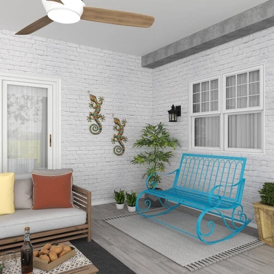 Eclectic Metal Lizard Wall Decor - Olivia & May 3 Eclectic Metal Lizard Wall Decor - Olivia & May