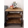 Industrial 3 Tier Side Table Brown - Olivia & May -Olivia & May GUEST b9621eb0 73c0 4d98 b733 7e8ac8de9685