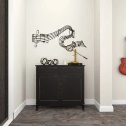 Metal Music Notes Wall Decor Black - Olivia & May -Olivia & May GUEST b964635a c79d 40e4 b001 30a4cc7dbcc0
