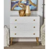 Modern 3 Drawer Wooden Chest White - Olivia & May -Olivia & May GUEST b9c7ba9b 29b0 4447 a431 1b8994d25b3f