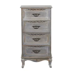 Vintage Metal Cabinet Gray - Olivia & May -Olivia & May GUEST ba62a28c bed4 4643 91dc 6c7c2ebb458e