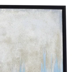 Contemporary Canvas Abstract Framed Wall Art With Black Frame Set Of 2 Blue - Olivia & May -Olivia & May GUEST bafbf00b b948 421f 880f 844067bf272e