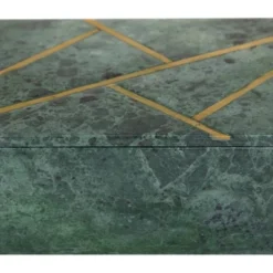 Set Of 3 Marble Box With Gold Linear Lines Green- Olivia & May 10 Set Of 3 Marble Box With Gold Linear Lines Green- Olivia & May -Olivia & May GUEST bb20f1ff 8e00 4365 b6e5 8f28953f65e7