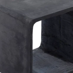 FIBER CLAY WOOD ACCENT TABLE 16W 21H - Olivia & May -Olivia & May GUEST bc16d062 335f 4b43 a599 220ddf59e955