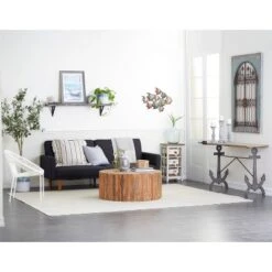 Coastal Anchor Metal Console Table Brown - Olivia & May -Olivia & May GUEST bca36790 957c 4ccf b19c 5ef1f7cb5ce0