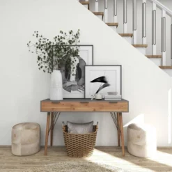 17" X 7.5" Terracotta Vase White - Olivia & May -Olivia & May GUEST bd21a5e8 9a51 4bd3 a552 8d1979df8f2a