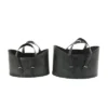 Set Of 2 Leather Storage Baskets Dark Brown - Olivia & May -Olivia & May GUEST bd9cc7a5 18b1 42c6 8128 8b03b40ca22a