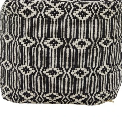 Bohemian Cotton Pouf - Olivia & May 6 Bohemian Cotton Pouf - Olivia & May - Image 4