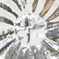 Stainless Steel Plate Wall Decor With Hammered Designs Set Of 3 Silver - Olivia & May -Olivia & May GUEST be27fe9e af81 4381 b468 93825b74217f