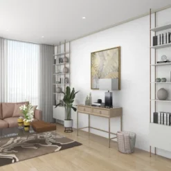 Polystone Table Lamp With Square Shade Gray - Olivia & May -Olivia & May GUEST beb2a281 0e73 41be a96e 42391630fda9