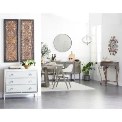 Metal Sunburst Wall Decor With Square Panel Accent Brown - Olivia & May -Olivia & May GUEST bf26a05a 129a 4c02 83a0 40eb7578930d