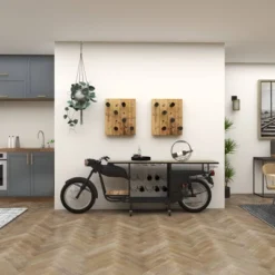 Rustic Wood Wall Wine Rack Brown - Olivia & May -Olivia & May GUEST bfdb3414 f033 4fa9 ad24 c89ecbf9fbad