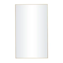 Wood Rectangle Shaped Wall Mirror With Thin Minimalistic Frame - Olivia & May -Olivia & May GUEST c06ff15f 2c25 49a2 911f 7a339c36c3fc