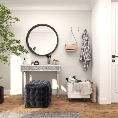 Farmhouse Mango Wood Console Table - Olivia & May 17 Farmhouse Mango Wood Console Table - Olivia & May - Image 15