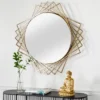 Metal Geometric Wall Mirror - Olivia & May 1 Metal Geometric Wall Mirror - Olivia & May -Olivia & May GUEST c0f4eeee 4e88 4732 9879 f85d3a768e20