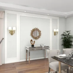 Metal Butterfly Round 3D Wall Mirror Gold - Olivia & May -Olivia & May GUEST c1b31a2a b9fb 43c1 b881 46293cbabed8