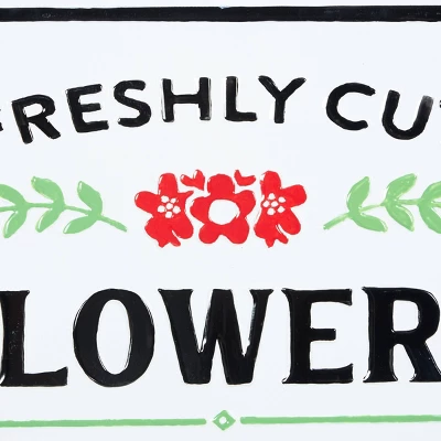 Farmhouse Metal Words And Text Wall Decor White/Gray - Olivia & May 5 Farmhouse Metal Words And Text Wall Decor White/Gray - Olivia & May - Image 3