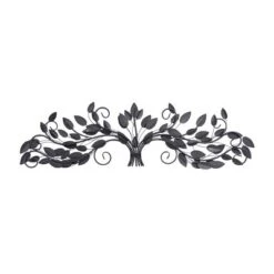 14" X 47" Metal Leaf Wall Decor Brown - Olivia & May -Olivia & May GUEST c39295ad 4319 4900 b0f6 4ac986b2272e