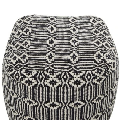 Bohemian Cotton Pouf - Olivia & May 4 Bohemian Cotton Pouf - Olivia & May - Image 2