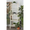 65" Wood Ladder Leaning Bookshelf White - Olivia & May 2 65" Wood Ladder Leaning Bookshelf White - Olivia & May -Olivia & May GUEST c60ce41a 2a58 4dca 9b42 29f721cab90e
