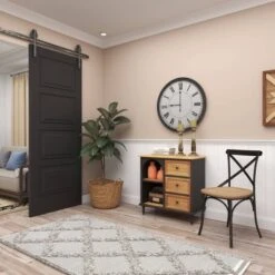 Farmhouse Wood Cabinet Black - Olivia & May -Olivia & May GUEST c6b7df4b c10c 414e ab97 ff06b3659470