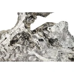 Magnesium Oxide Abstract Handmade Live Edge Wall Decor With Black Frame Silver - Olivia & May -Olivia & May GUEST c6b962c2 226e 4c7c 8dc3 21aa577945a7